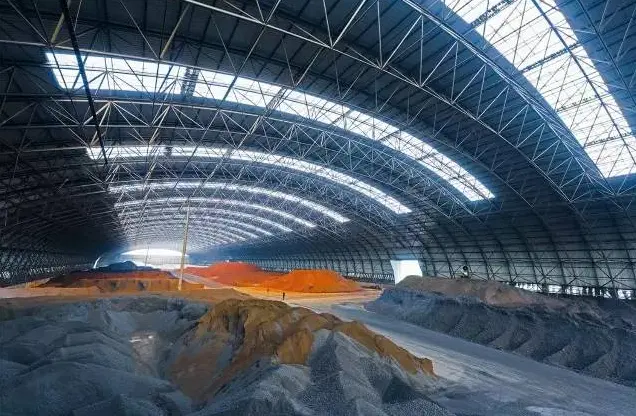 金坛水泥厂网架安装